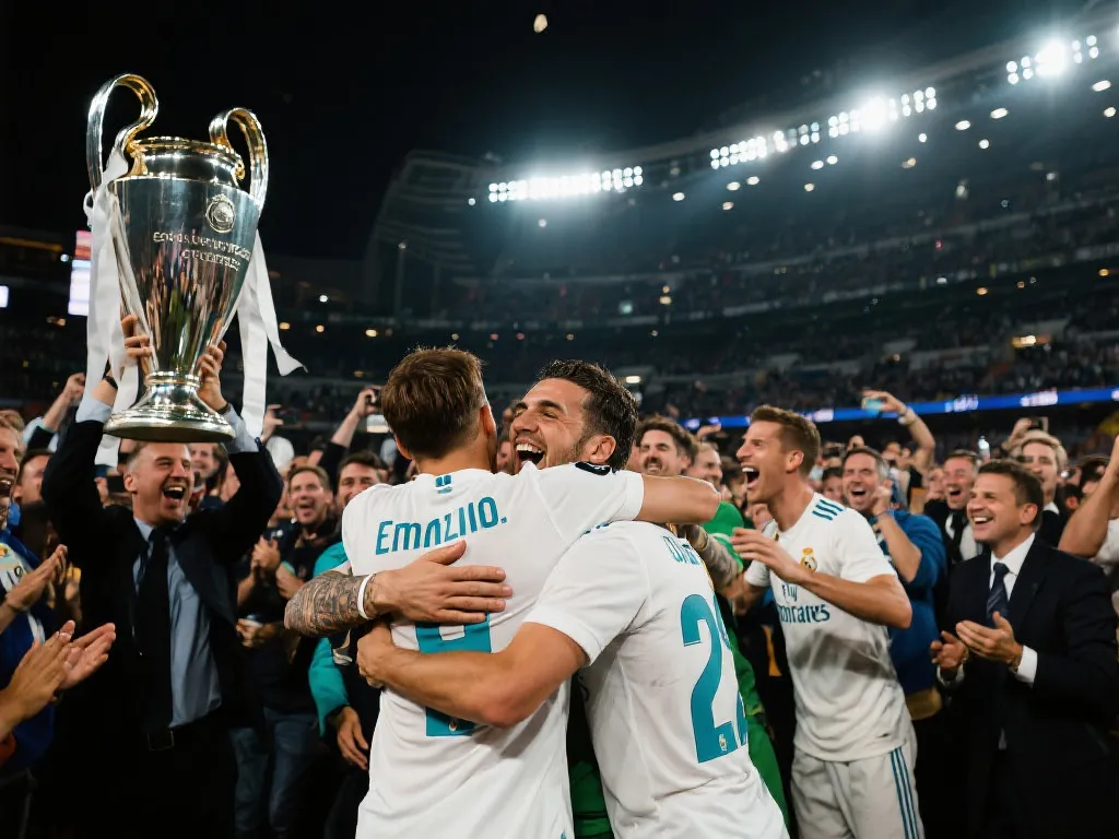 银河战舰再书传奇：皇马问鼎第15座欧冠冠军，荣耀辉映绿茵场