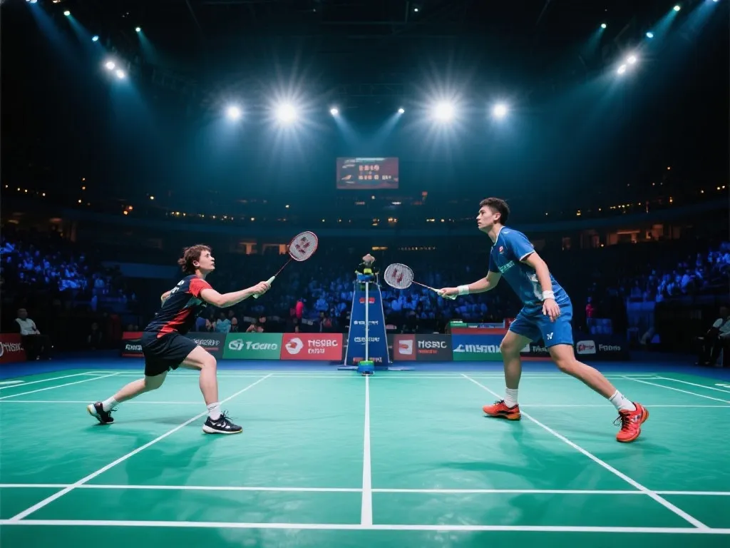 羽坛巅峰对决：安赛龙VS桃田贤斗，谁能主宰印尼公开赛？