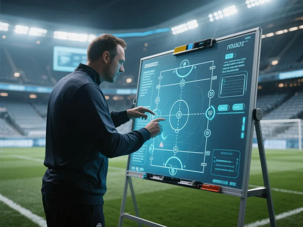 主教练分析高科技战术板